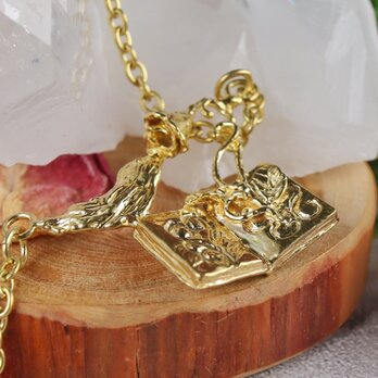 召喚の魔導書ペンダント 真鍮 brass