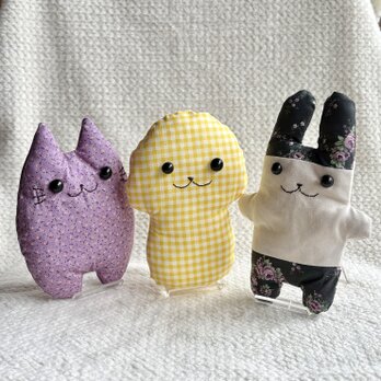 ぬいぐるみ 3体セット フニータ ふにゃ〜た フニー茸 ハンドメイド