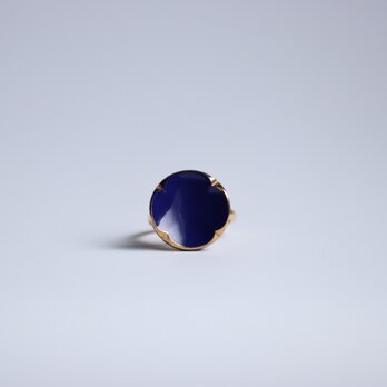 【指輪】花　紺