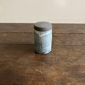 仏具 インディゴ 骨壷 筒形