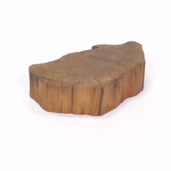 【屋久杉木工品】切り立つ崖のような屋久杉飾り台座 飾り台 置台 置き台