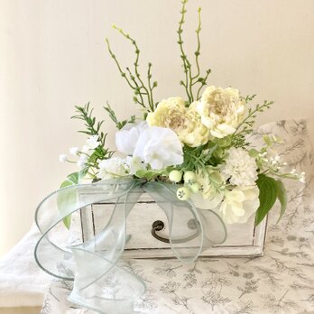 黄色&白のアレンジメント