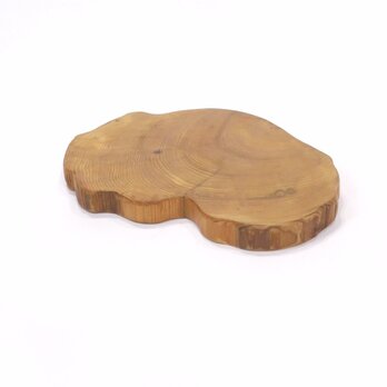 【屋久杉木工品】安らぐ年輪を見せる屋久杉飾り台座 飾り台 置台 置き台