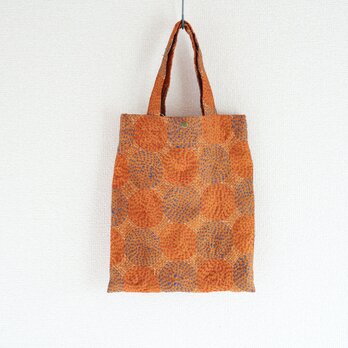 indian kantha embroidery bag -A- / インドカンタ刺繍バッグ
