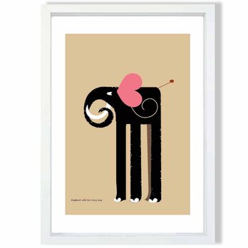 ホットな象　ゾウ　送料無料 　あらゆるお部屋のポスター　イラスト　ポスター　アートポスター　アート/sei検索新着順　2189