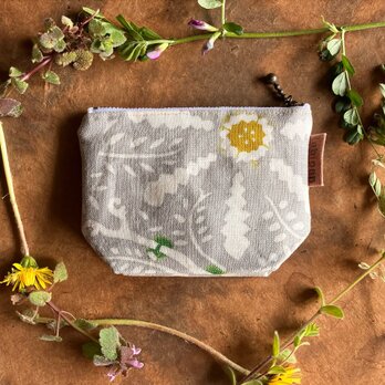 マチありポーチ　春の野草a