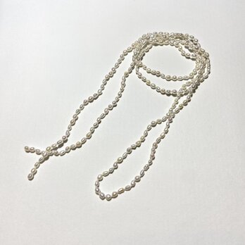 ノッティングラリエット 105cm（淡水パール）