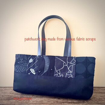 ミナペルホネンのモノトーンモチーフかばん