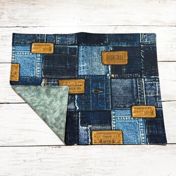 ランチョンマット小　(25×33)　【デニム柄】