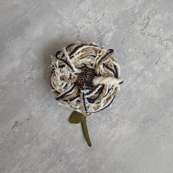 ゆる〜いモフモフ コサージュ  マグネット