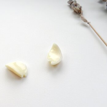 散り桜 ⋮ Makkoh paired pieces ⋮ 02 ivory