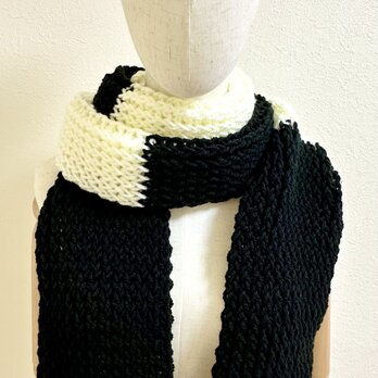 主役級に目立つロングマフラー