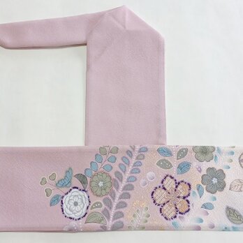 弓巻き　ピンク　辻が花　訪問着2