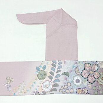 弓巻き　ピンク　辻が花　訪問着2