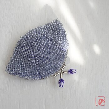 ばあば☆総ガラスビーズのがま口（Negrita・2207）