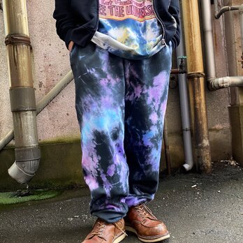 タイダイ スウェットパンツ XLサイズ ラック×カラフル 絞り染め HD25-62
