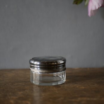 純銀製　プドリエ　アンティーク　パウダーケース　アンティークのある暮らし