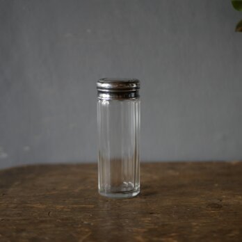 純銀製　ガラスボトル③　スターリングシルバー　アンティークボトル　アンティークのある暮らし