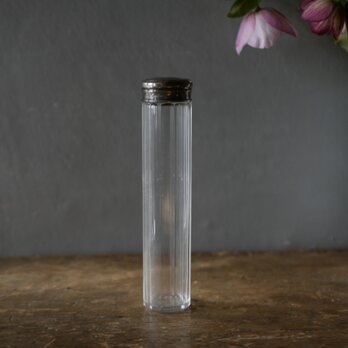 純銀製　ガラスボトル②　スターリングシルバー　アンティークボトル　アンティークのある暮らし