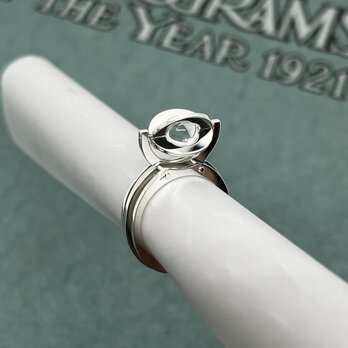 Crystal Ball Spinning Ring 【受注制作】
