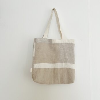 天日干しリネンと麻のトートbag