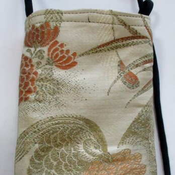 ８６７７　帯で作ったポーチ