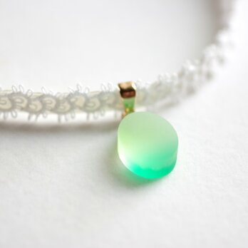 【受注製作】レジンアート　オーバルモチーフとタティングレースとサテンリボンのチョーカー〈松籟〉