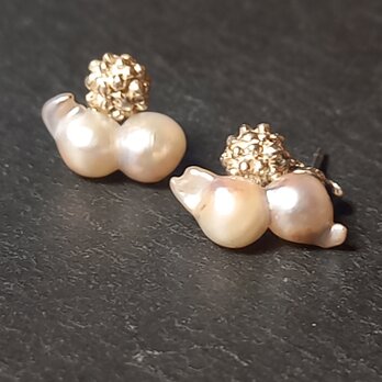 Utoka  ☆   双子ちゃんと実  ピアス   2way