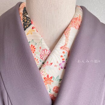 正絹の半衿  風雅