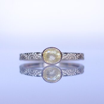 イエローサファイアK10リング GRADINA(グラディナ）[G150]