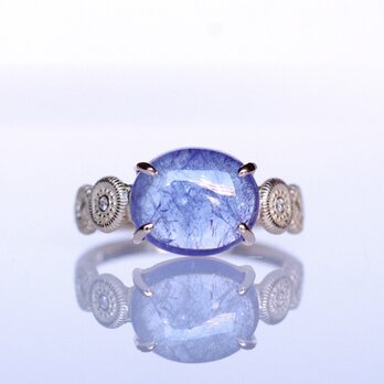 タンザナイト＆ダイヤK10リング DAHMA(ダーマ)[D068]