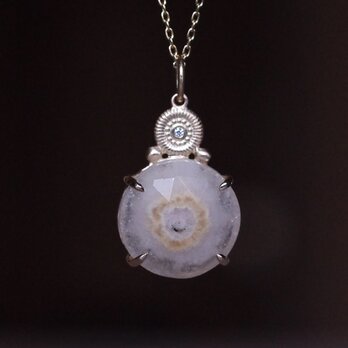 ソーラークォーツ＆ダイヤK10ネックレス DAHMA(ダーマ) [D025]