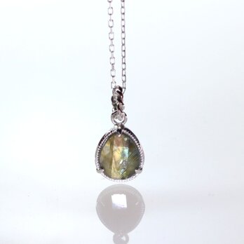 【リバーシブル】Sv925 ラブラドライトペンダント 3.59ct　