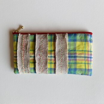 刺し子のポーチ / 　no 24