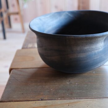 クスノキのオージーカーブボウル〈25〉ガラスコーティング【v1701】