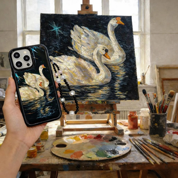 iPhone 16 15 14 13 ケース 螺鈿風 天然貝シェル アイスランド 全機種対応 ソフト 耐衝撃カバー ケース