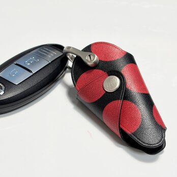 【 MIZUTAMA collection 】レザーキーケース ＊SCARLET VOID＊