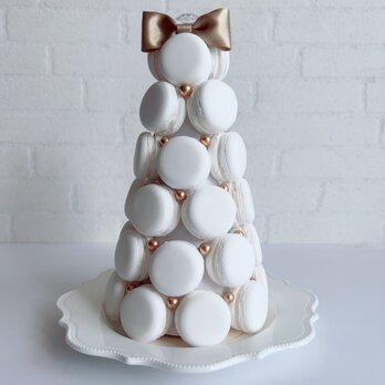 【送料無料】マカロンタワー　luxuryホワイト