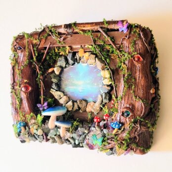 【22】森のきのこの額縁アート