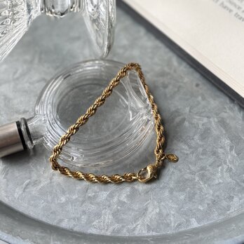 BST1-【St. John】セント・ジョン-ヴィンテージブレスレット 80's 24K Gold Electroplate