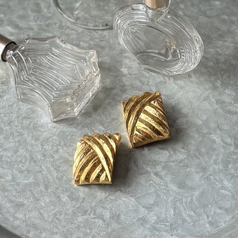 Y1239-【Ungaro Paris】ウンガロ パリス・ヴィンテージイヤリング 1980-90's FRANCE