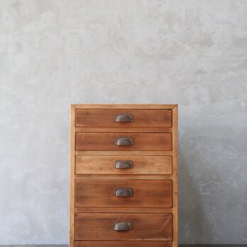 【送料無料】引出(欅) 5杯 古家具/古道具/アンティーク/小箱/引出/収納/