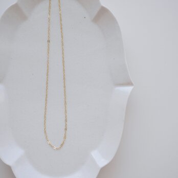 木漏れ日 ｜華奢チェーンネックレス シンプル 14kgfゴールドチェーン 上品
