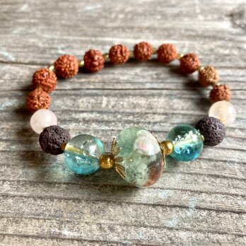 Under the Sea Diffuser Bracelet 蓄光・海中アートとラヴァストーンのアロマブレス