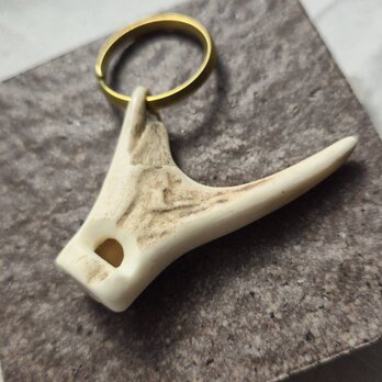 蝦夷鹿の角笛　キーホルダー