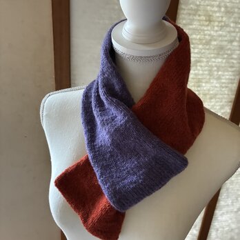 No.1580 カシミア配合手編みマフラー