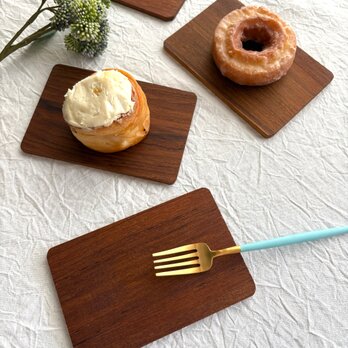Vintage teak tray ヴィンテージチークの小さなトレイ1枚