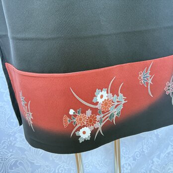 着物下着　部屋着　シルクスカート　裾除け　シルク　天然素材　039