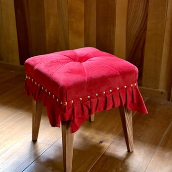 Swell Stool ~ｽｳｪﾙ･ｽﾂｰﾙ~ （豚革/真紅）