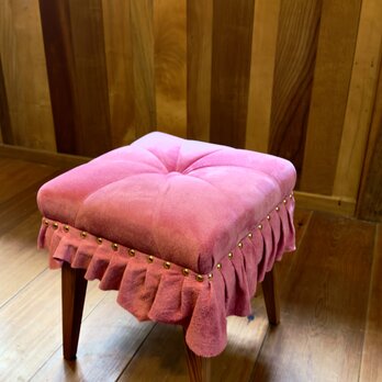 Swell Stool ~ｽｳｪﾙ･ｽﾂｰﾙ~ （豚革/チェリーピンク）